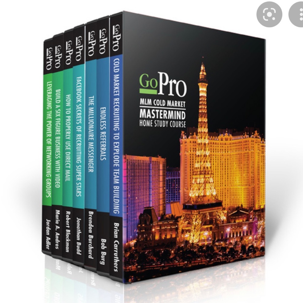 NEW Go Pro MLM Cold Market Mastermind Home Study Course - DVD